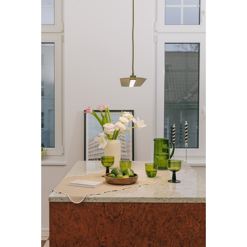 Lampa wisząca Senkei A LED - Zielona, 98,4cm | Ummo