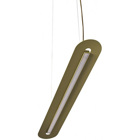 Lampa wisząca Senkei B LED - Zielona, Oliwkowa | Ummo