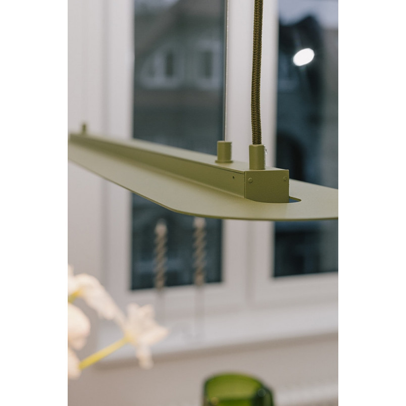 Lampa wisząca Senkei B LED - Zielona, Oliwkowa | Ummo