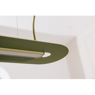 Lampa wisząca Senkei B LED - Zielona, Oliwkowa | Ummo