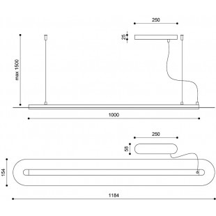 Lampa wisząca Senkei B LED - Zielona, Oliwkowa | Ummo