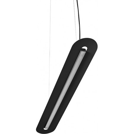 Lampa wisząca LED Senkei B - czarna, 118,4cm | Ummo