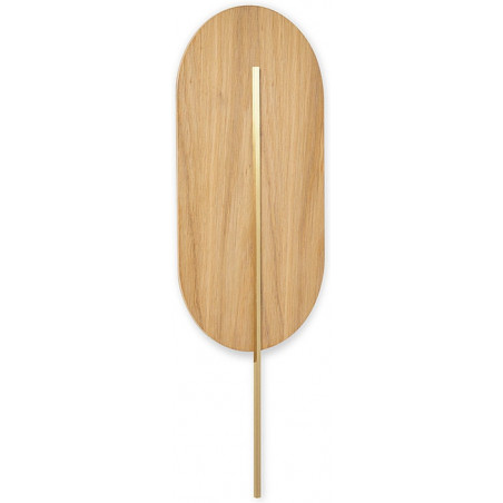 Kinkiet drewniany Ummo Rokke - Skandynawski Design | [Nazwa Sklepu]