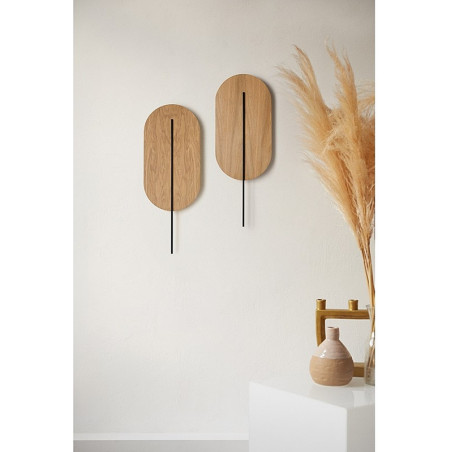Kinkiet drewniany Ummo Rokke: Skandynawski design | Kup teraz