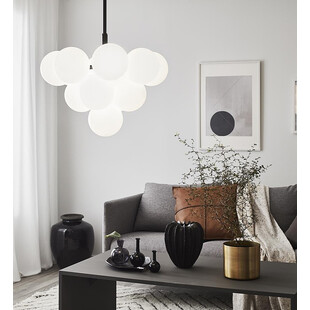 Lampa wisząca Merlot Markslojd - Szklane kule, biały/czarny