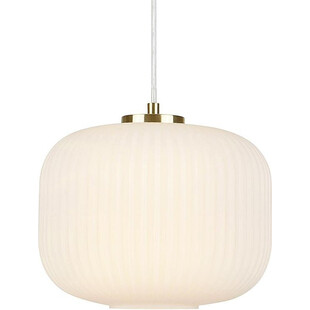 Lampa wisząca biała Markslojd Sober 25cm - Sklep z lampami