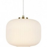 Lampa wisząca biała Markslojd Sober 25cm - Sklep z lampami