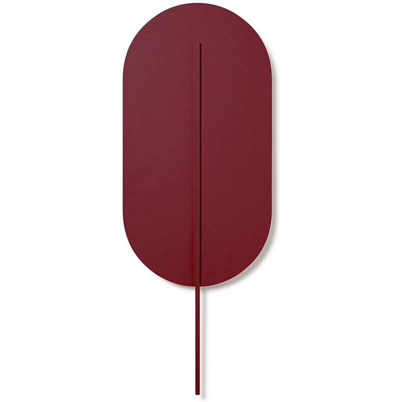Kinkiet Owalny Rokke Burgundowy Ummo | Design i Elegancja