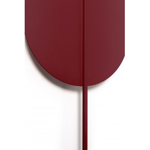 Kinkiet Owalny Rokke Burgundowy Ummo | Design i Elegancja
