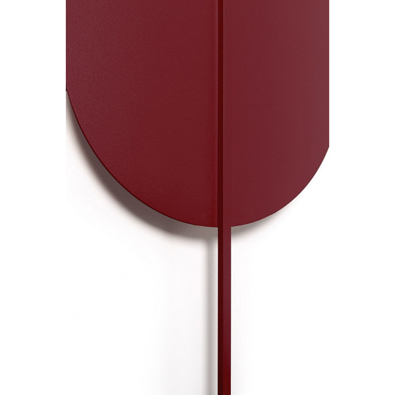 Kinkiet Owalny Rokke Burgundowy Ummo | Design i Elegancja