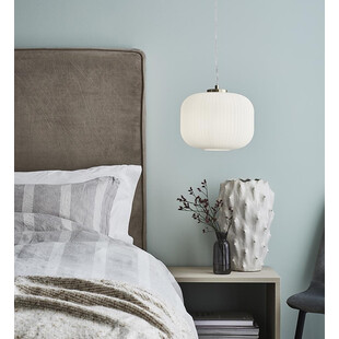 Lampa wisząca biała Markslojd Sober 25cm - Sklep z lampami