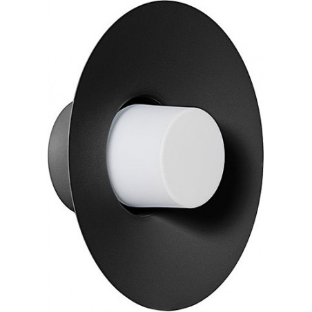 Kinkiet Retro Caponio Ummo | Czarny, Szklany | Sklep Lamp