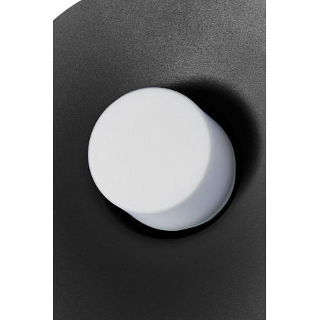 Kinkiet Retro Caponio Ummo | Czarny, Szklany | Sklep Lamp