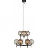 Lampa wisząca Crown - szklane kule, dymiony szkło | Markslojd