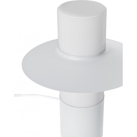 Lampa stołowa retro Caponio biała Ummo | Elegancki Design