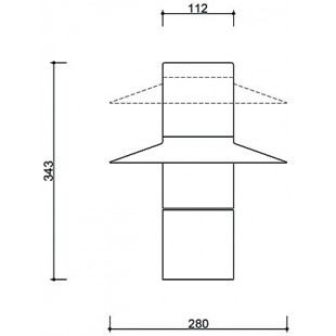Lampa stołowa retro Caponio biała Ummo | Elegancki Design