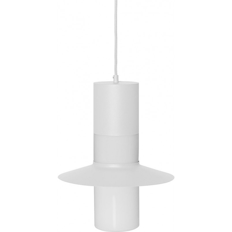 Lampa wisząca retro Caponio biała Ummo | E27, 28cm
