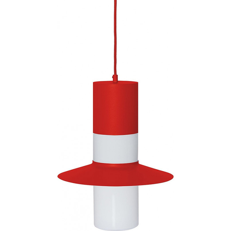 Lampa wisząca retro Caponio | Ummo - Czerwonopomarańczowy