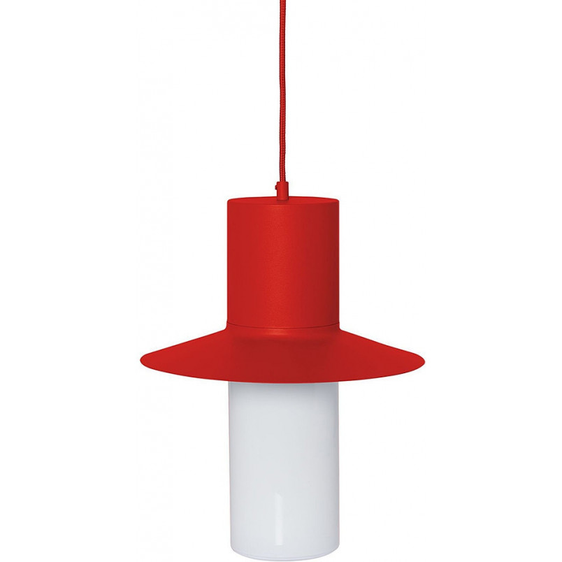 Lampa wisząca retro Caponio | Ummo - Czerwonopomarańczowy