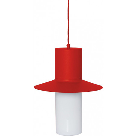 Lampa wisząca retro Caponio | Ummo - Czerwonopomarańczowy