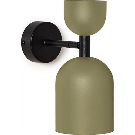 Kinkiet retro Ummo | Zielony, metalowy | Kup online