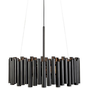 Lampa wisząca okrągła Level 52 Czarna marki Markslojd