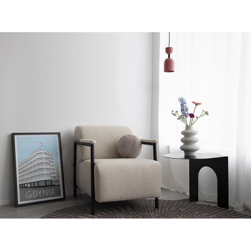 Lampa wisząca Ummo Supuru: Różowa, metalowa, retro - Kup teraz!