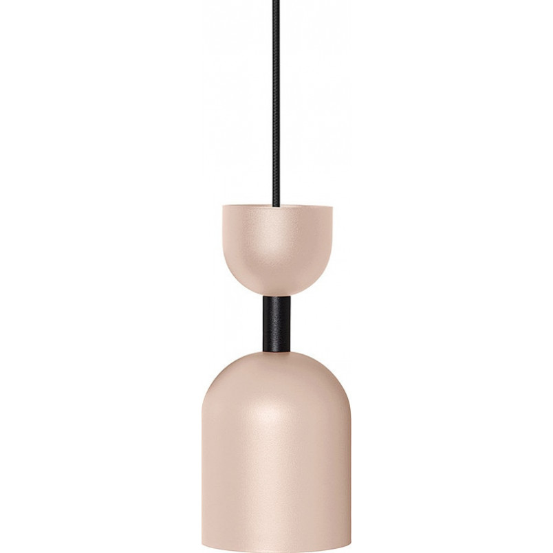 Lampa wisząca Ummo Supuru - Beżowa, metalowa, styl retro