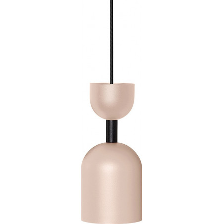 Lampa wisząca Ummo Supuru - Beżowa, metalowa, styl retro