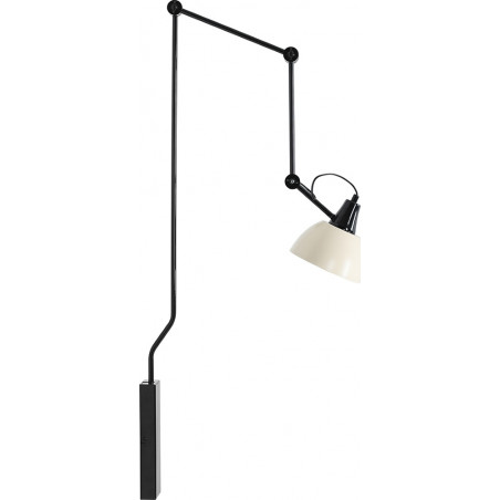 Kinkiety Aldex Aida: Elegancki design w kremowo-czarnym kolorze