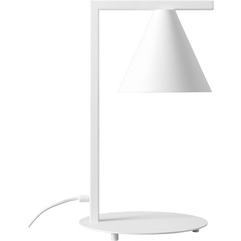 Lampa biurkowa stożek Form biała Aldex | Minimalizm i jakość