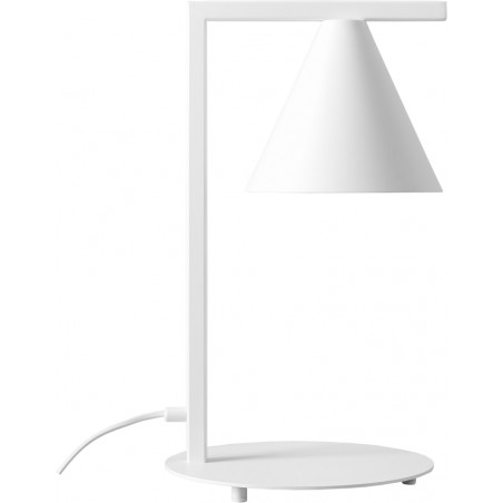 Lampa biurkowa stożek Form biała Aldex | Minimalizm i jakość