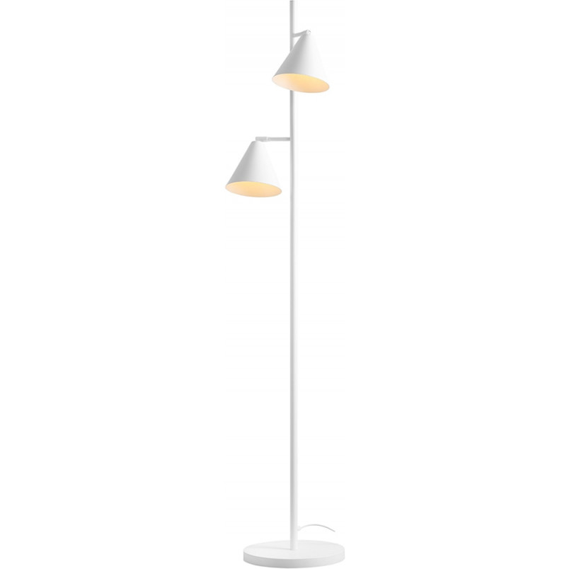 Lampa podłogowa Form biała Aldex | Minimalizm i jakość