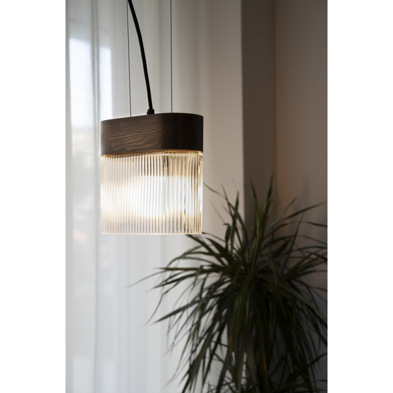 Lampa Wisząca Drewniana Flumina | Ummo - Retro Klimat
