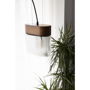 Lampa Wisząca Drewniana Flumina | Ummo - Retro Klimat