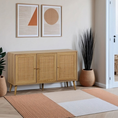 Komoda boho Ballo 115x39cm | Intesi - Naturalny styl