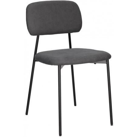 Krzesło tapicerowane Esther szare Intesi | Nowoczesny design