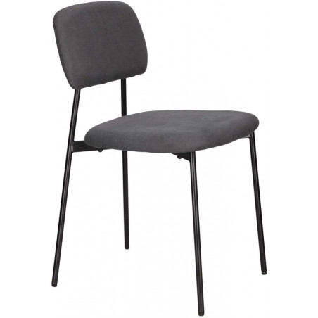 Krzesło tapicerowane Esther szare Intesi | Nowoczesny design