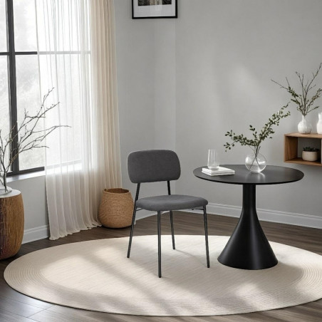 Krzesło tapicerowane Esther szare Intesi | Nowoczesny design