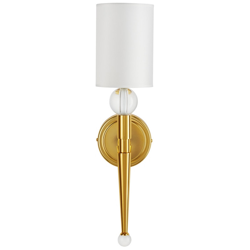 Kinkiet Glamour Dama | Biało-Złoty Step Into Design