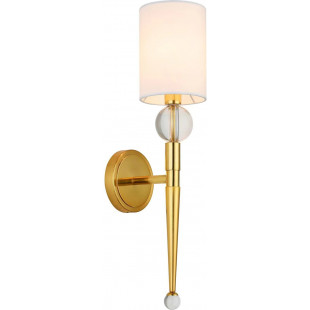 Kinkiet Glamour Dama | Biało-Złoty Step Into Design