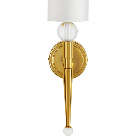 Kinkiet Glamour Dama | Biało-Złoty Step Into Design