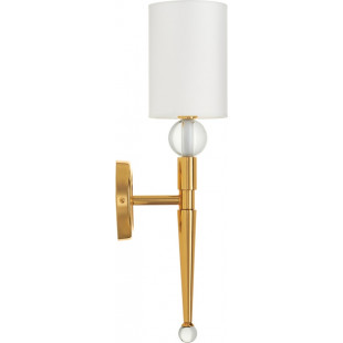 Kinkiet Glamour Dama | Biało-Złoty Step Into Design