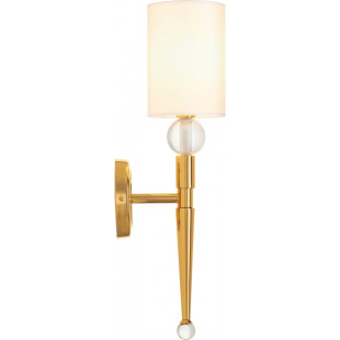 Kinkiet Glamour Dama | Biało-Złoty Step Into Design
