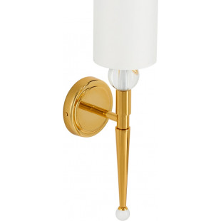 Kinkiet Glamour Dama | Biało-Złoty Step Into Design