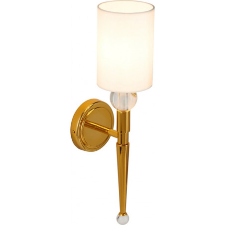 Kinkiet Glamour Dama | Biało-Złoty Step Into Design