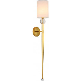 Kinkiet Glamour Dama 92cm | Biało-Złoty | Step Into Design