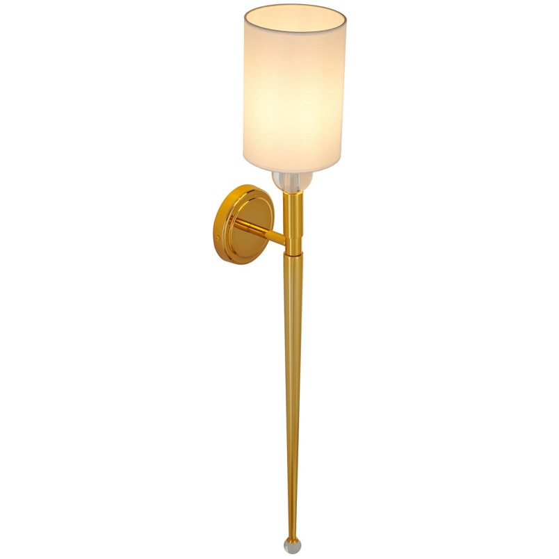 Kinkiet Glamour Dama 92cm | Biało-Złoty | Step Into Design