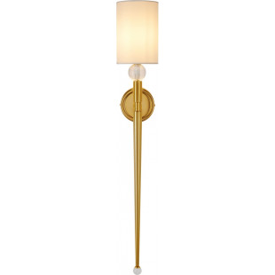Kinkiet Glamour Dama 92cm | Biało-Złoty | Step Into Design