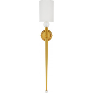 Kinkiet Glamour Dama 92cm | Biało-Złoty | Step Into Design
